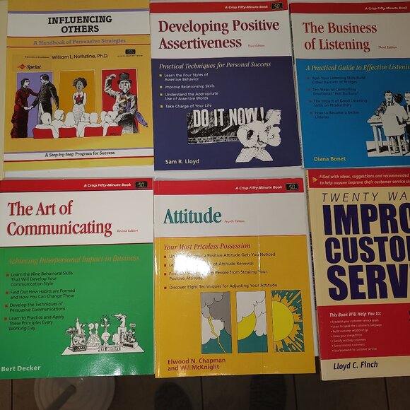 Six Workplace Self Help Books-PC Good Condition-Crisp Books - Picture 1 of 11